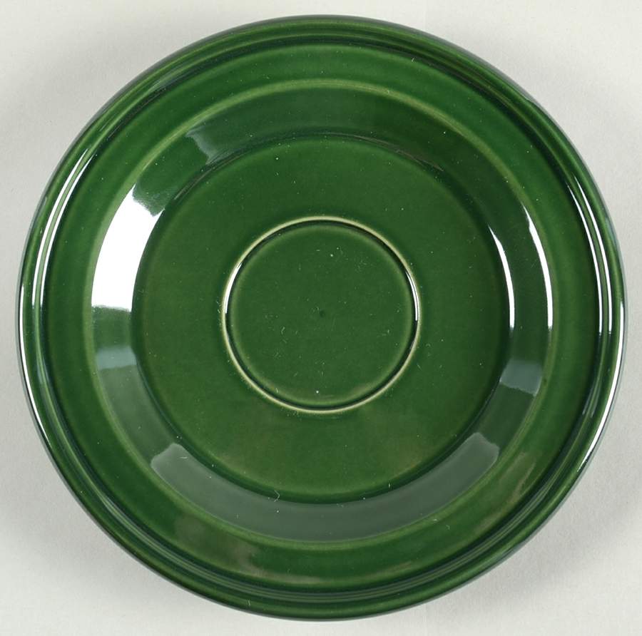 Olive Green Saucer by Emile Henry-1