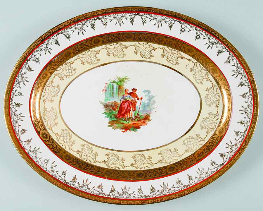 EWD13 13" Oval Serving Platter by Edgewood-1