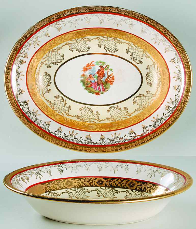 EWD13 9" Oval Vegetable Bowl by Edgewood-1