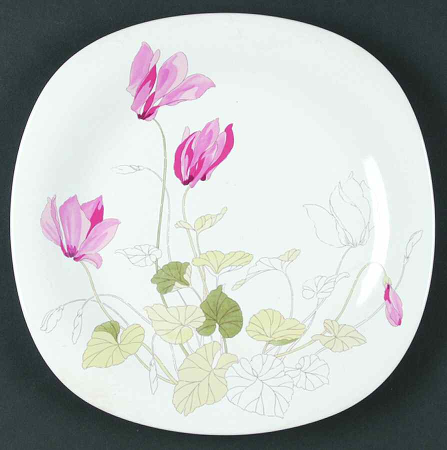 Cyclamen Dinner Plate by Epicure (Japan)-1
