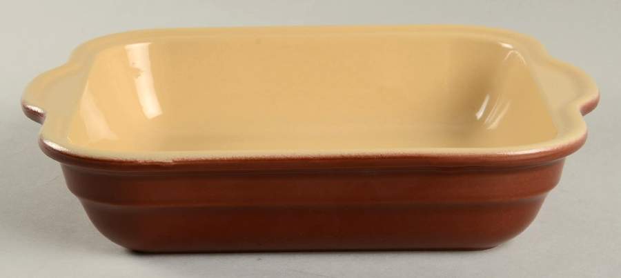 Artisan Caramel 8" Rectangular Baker by Emile Henry-1