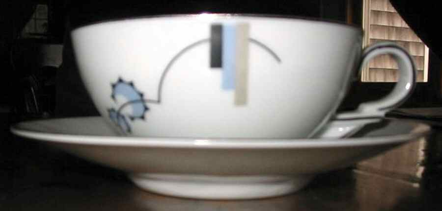 11096 Flat Cup & Saucer Set by Epiag-1
