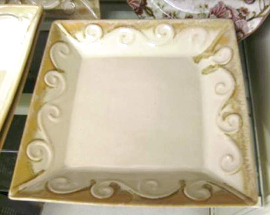 Baroque Dinner Plate by Euro Ceramica-1