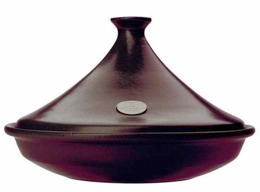 Flame Figue (Maroon) 2.5 Quart Tagine & Lid by Emile Henry-1