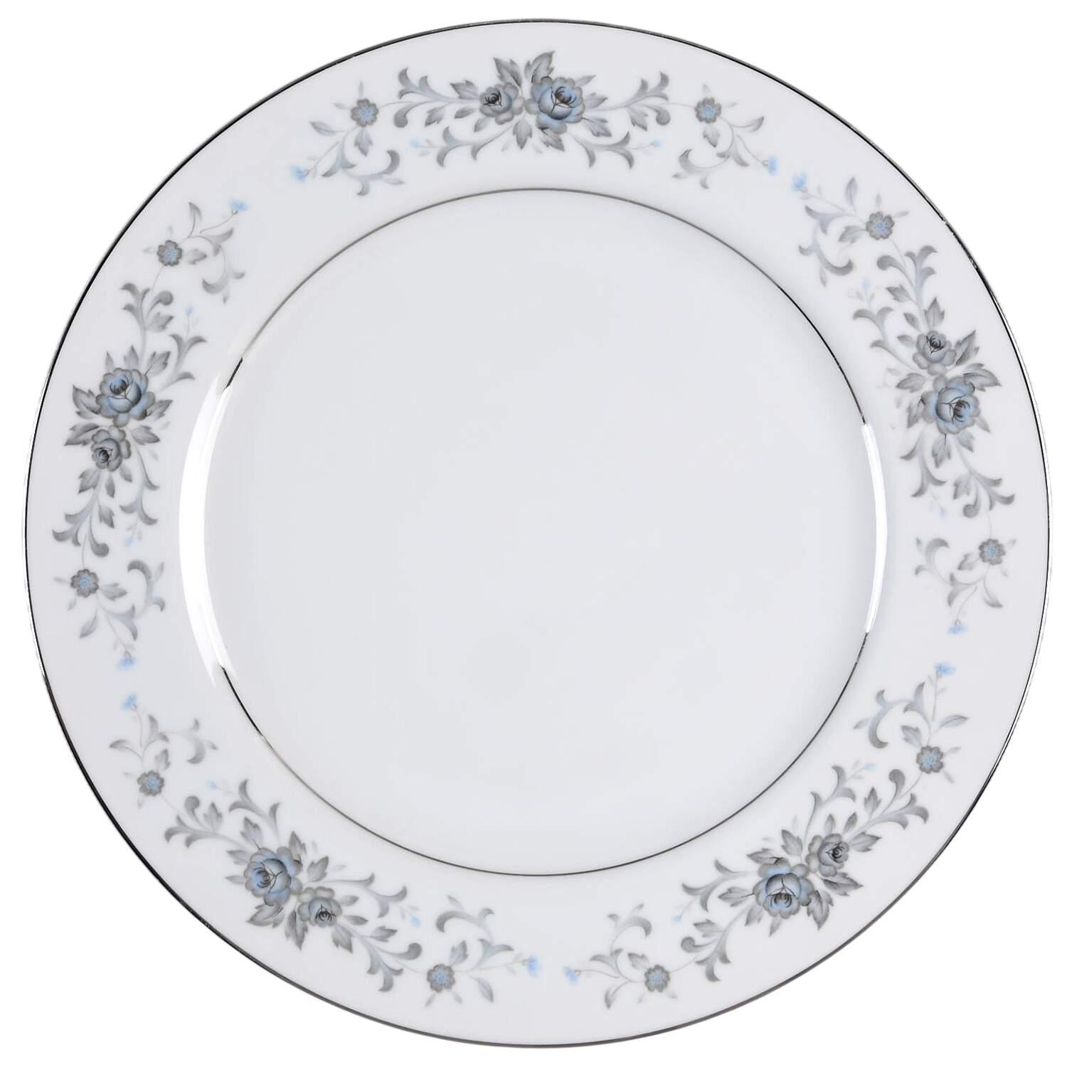 Blue Rose Dinner Plate by Empress (Japan)-1