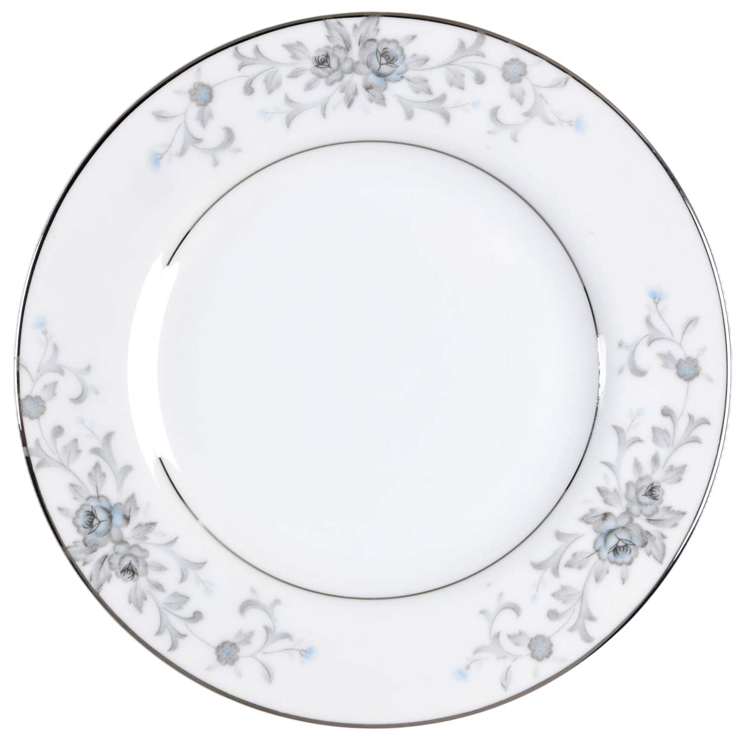 Blue Rose Bread & Butter Plate by Empress (Japan)-1