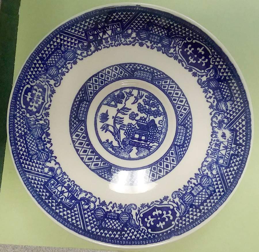 Blue Willow (Design Off Edge) Bread & Butter Plate by English Ironstone Tableware-1