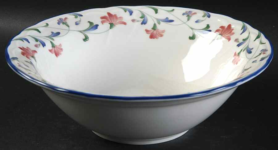 Indigo Garden 9" Round Vegetable Bowl by Epoch-1
