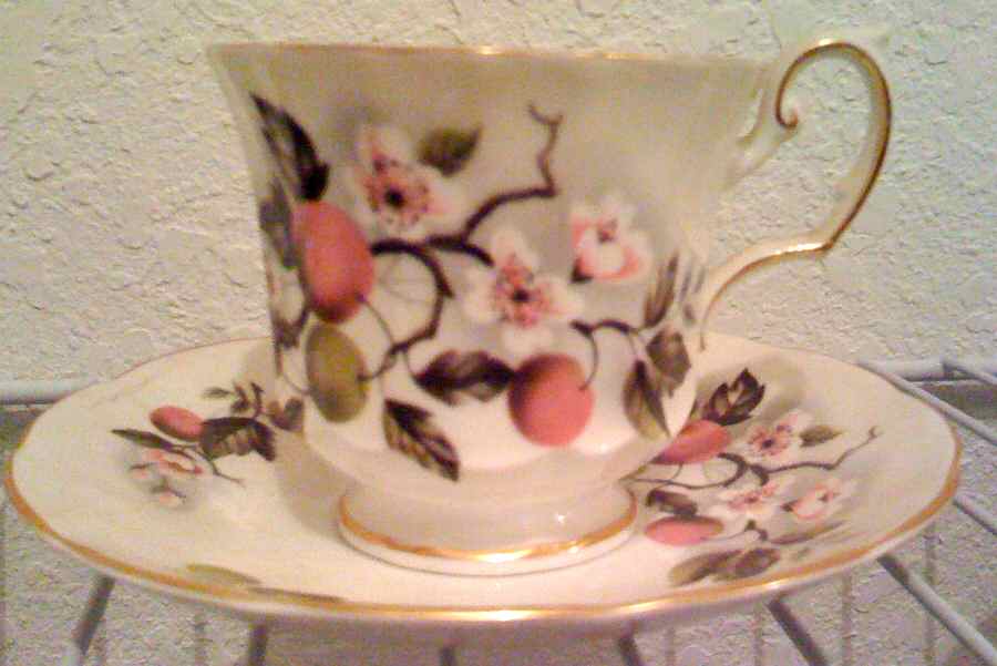 ELZ40 Footed Cup & Saucer Set by Elizabethan-1
