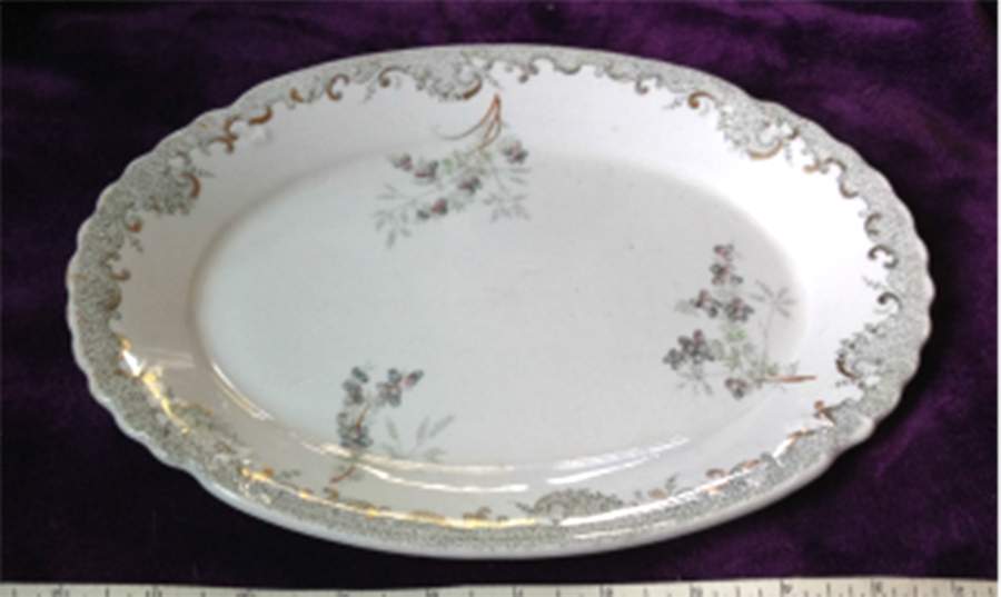 Estrella 12" Oval Serving Platter by John Edwards-1