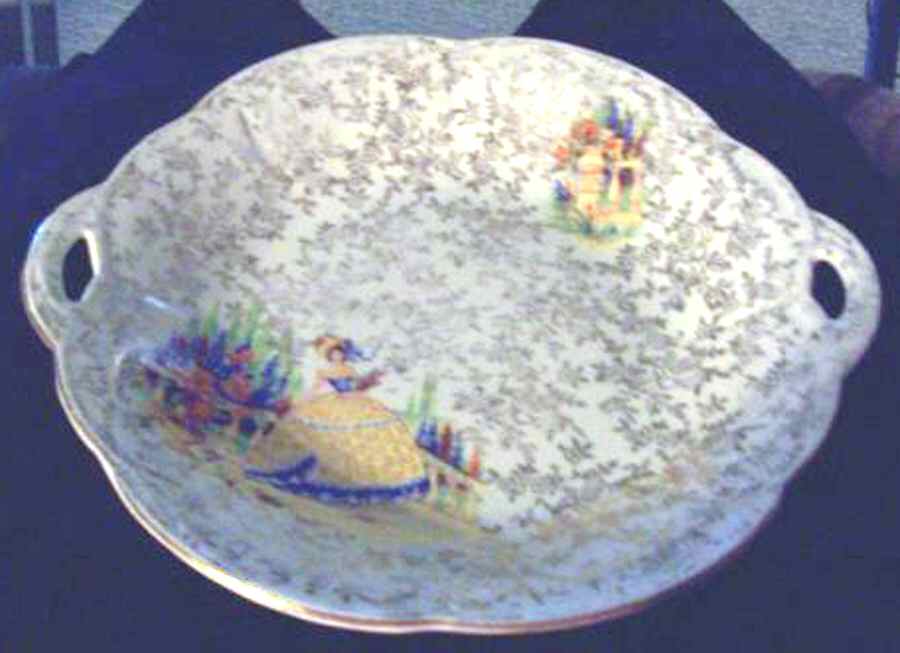 9202 Handled Cake Plate by Empire Porcelain -1