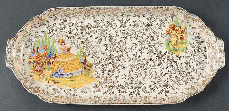 9202 12" Sandwich Tray by Empire Porcelain -1