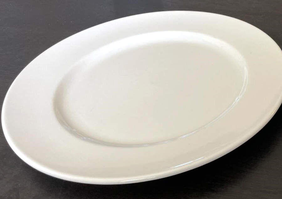 White Elegance Dinner Plate by Elegance Porcelain-1