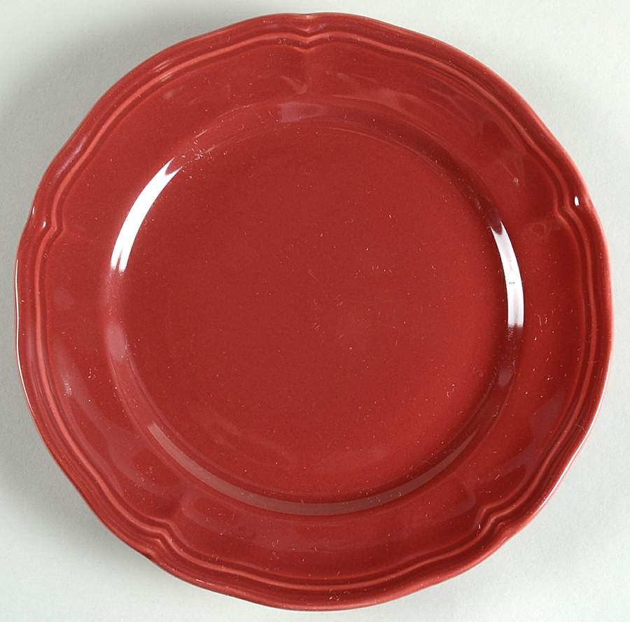 Cottage Burgundy Salad Plate by Epoch-1