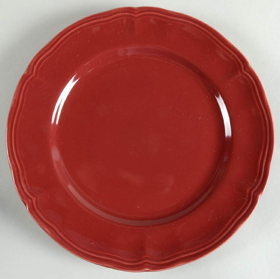Cottage Burgundy Dinner Plate by Epoch-1