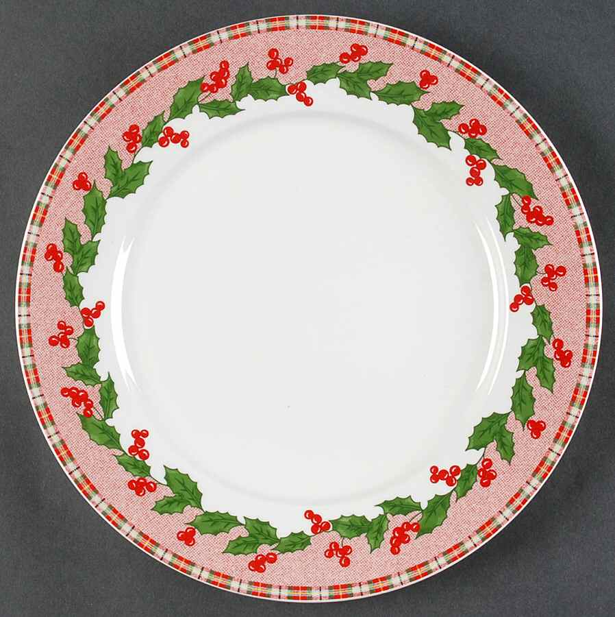 Tartan Ribbon Dinner Plate by Essential Home-1