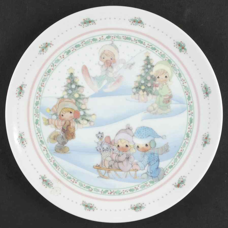 A Winter Wonderland Salad Plate by Enesco-1