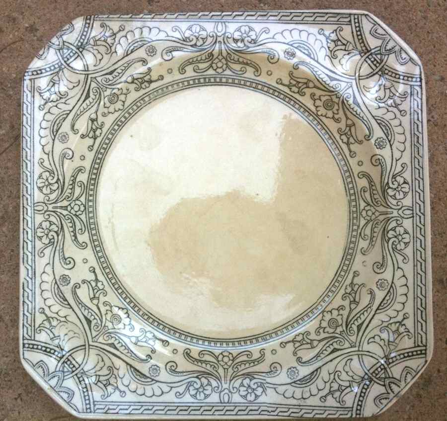 Shanghai Black Dinner Plate by Old Hall-1