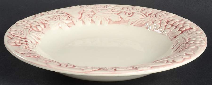 Vineyard Burgundy 10" Soup/Pasta Bowl by Euro Ceramica-1