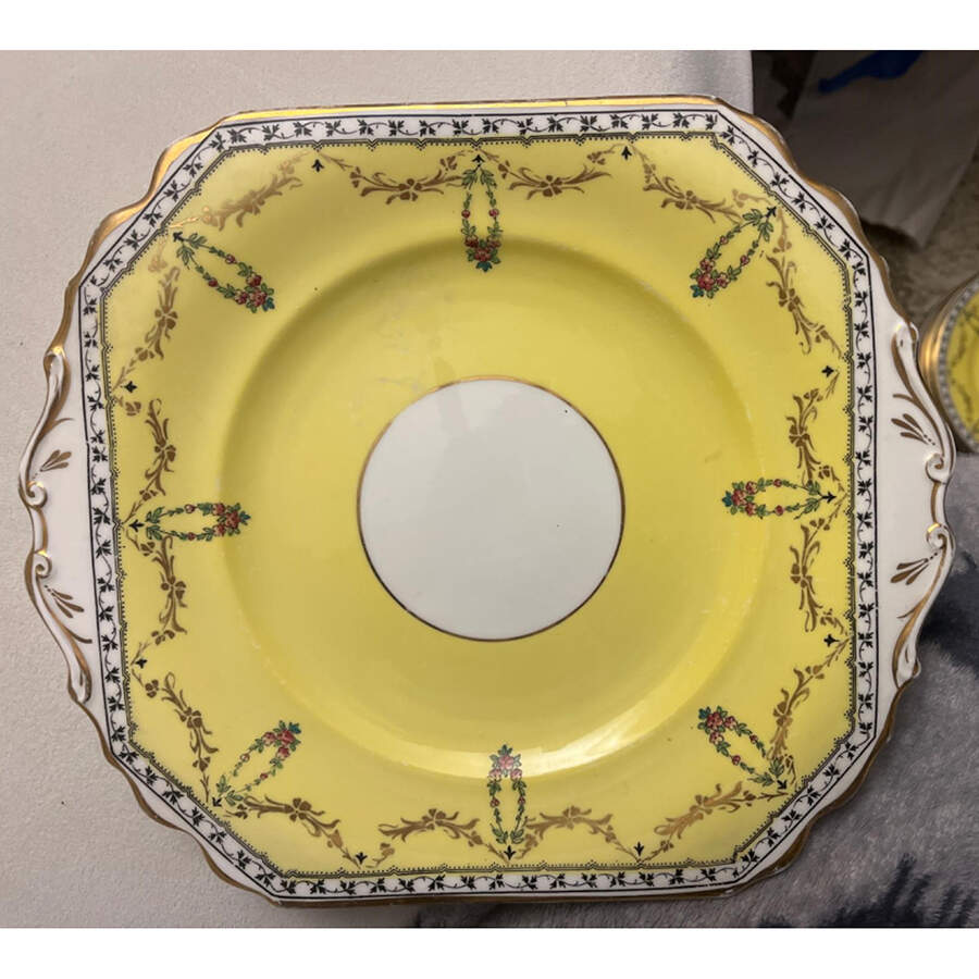 EBL4 Square Handled Cake Plate by EB&L (Edwards & Brown)-1
