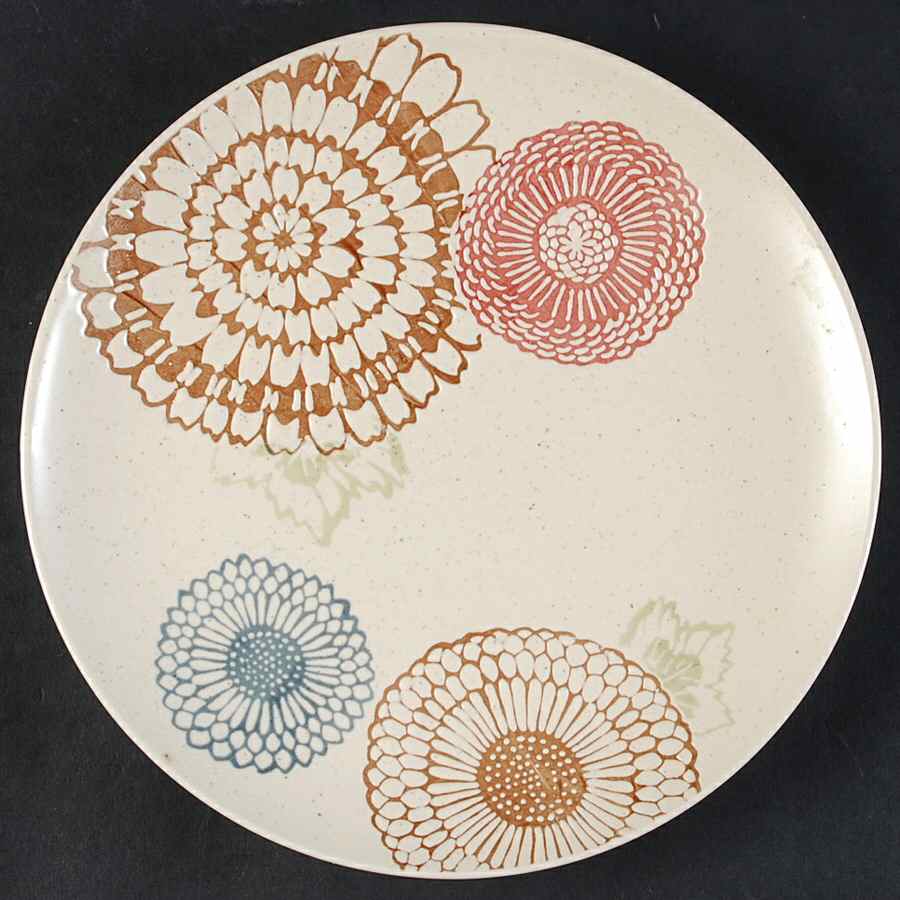 Floral Salad Plate by Essential Home-1