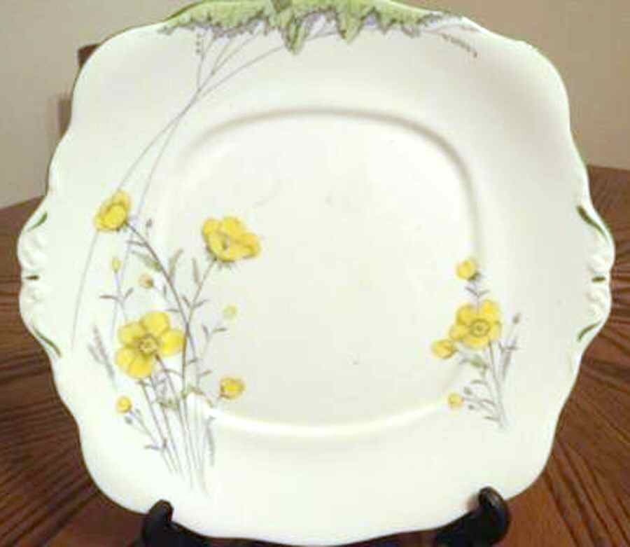 Buttercup Handled Cake Plate by England-1