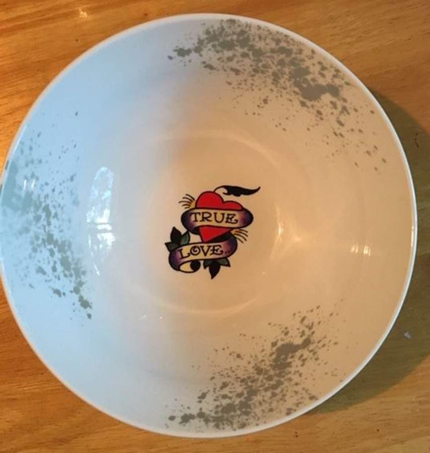 EHR1 7" Round Vegetable Bowl by Ed Hardy Life-1