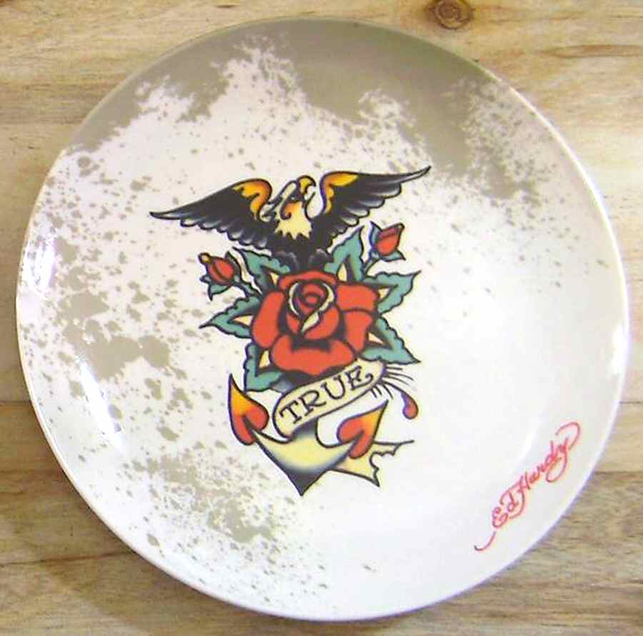 EHR1 Salad Plate by Ed Hardy Life-1