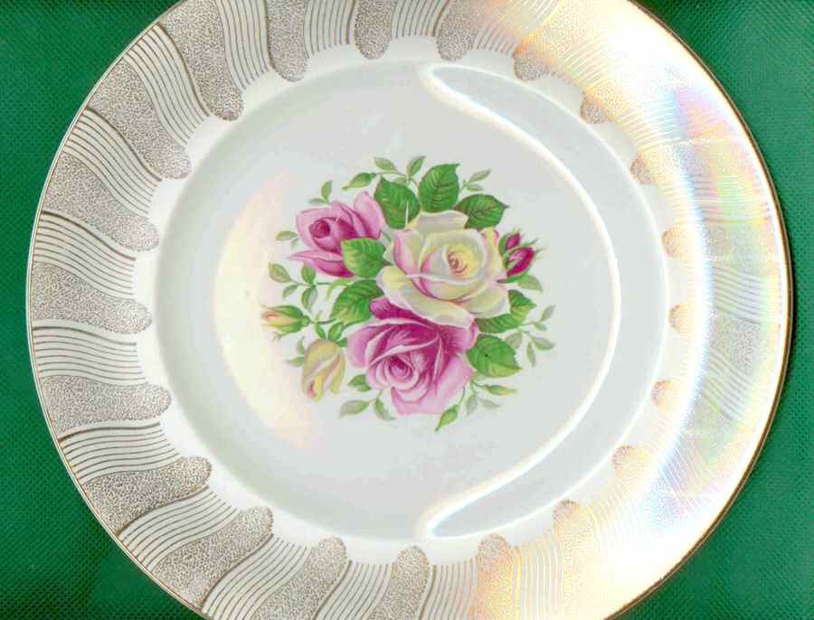 Bridal Bouquet Dinner Plate by Empire Porcelain -1