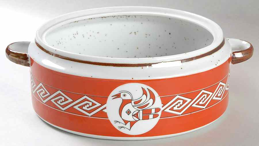Mountain & Mesa 2 Qt Round Covered Casserole No Lid by Enesco-1