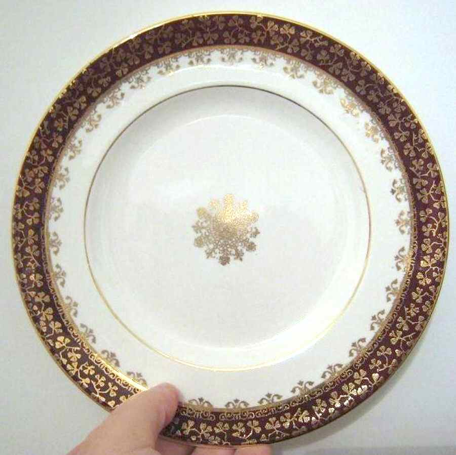 Hampton Red Dinner Plate by Empire Porcelain -1