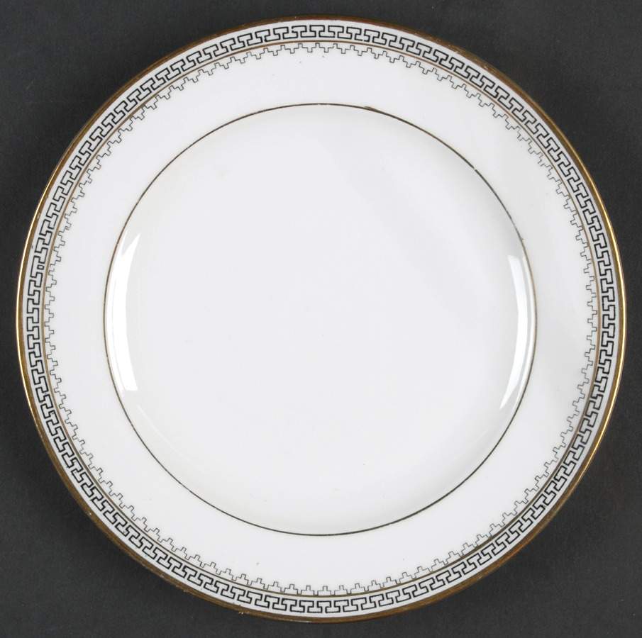 Parthenon (Gold Verge) Bread & Butter Plate by Epiag-1