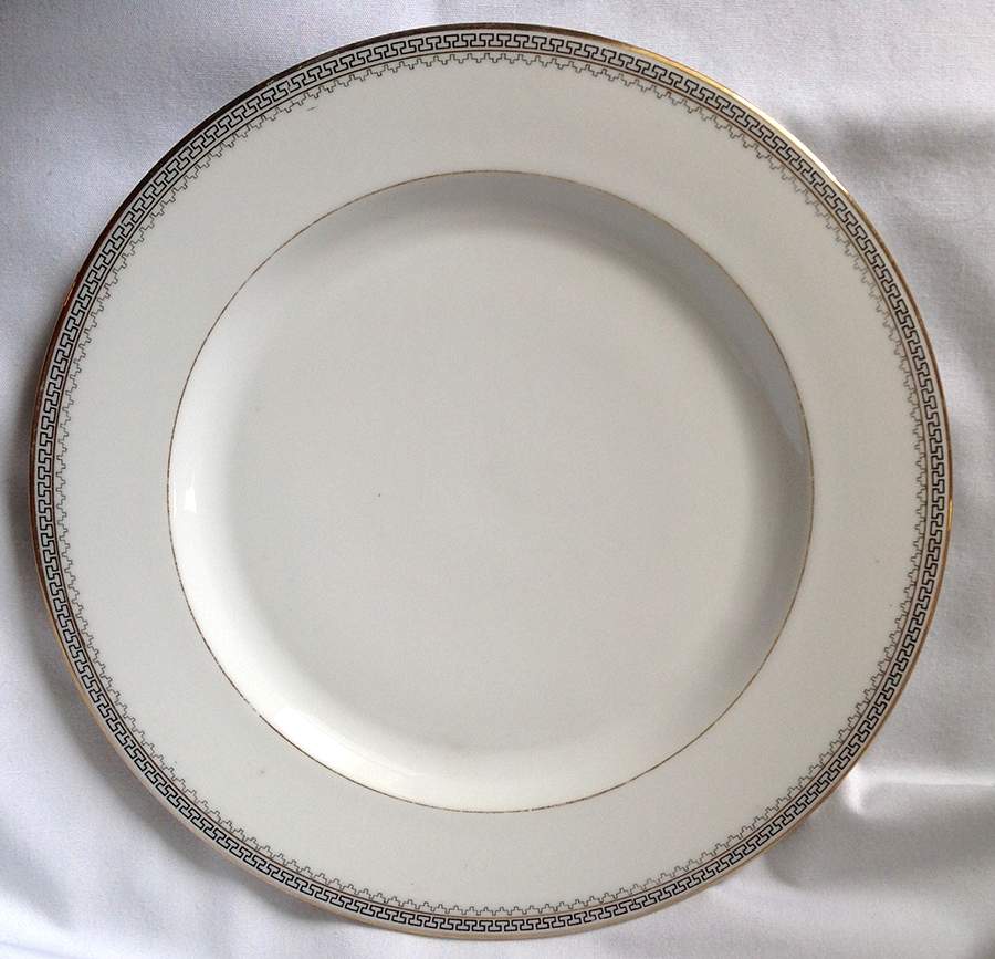 Parthenon (Gold Verge) Dinner Plate by Epiag-1