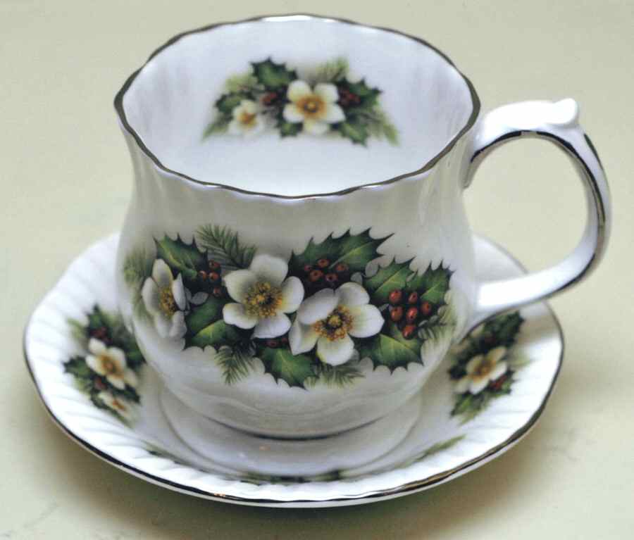 ELZ45 Footed Cup & Saucer Set by Elizabethan-1