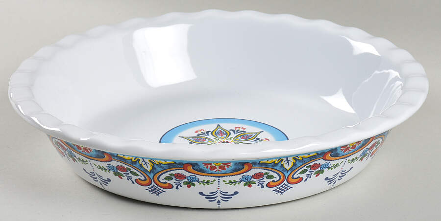 Zanzibar Pie Dish by Euro Ceramica-1