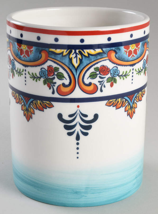 Zanzibar Utensil Holder by Euro Ceramica-1