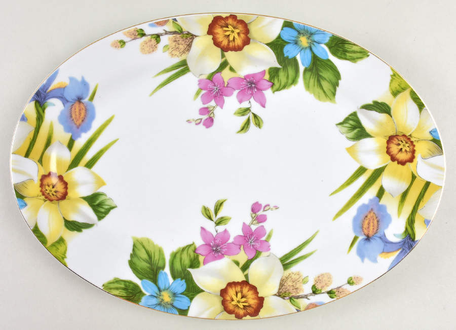 E1M2 13" Oval Serving Platter by Emeiald-1