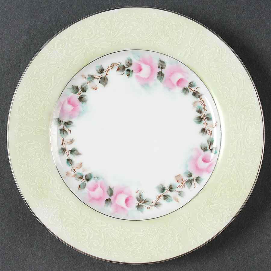 Crochet (Rose) Bread & Butter Plate by Everbrite (Japan)-1