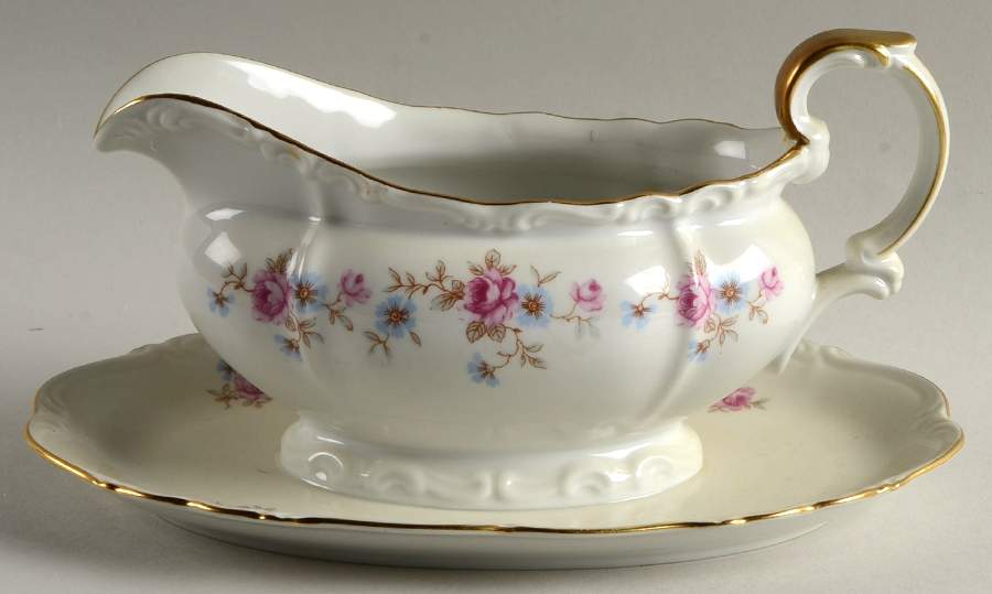 21618 Gravy Boat with Attached Underplate by Edelstein-1