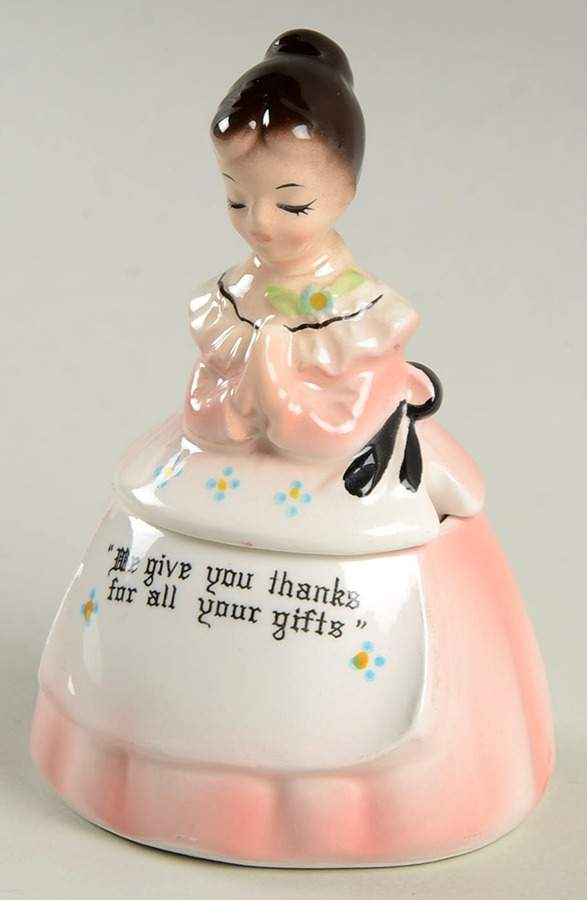 Mother In The Kitchen (Pink Skirt) Sugar Bowl & Lid by Enesco-1