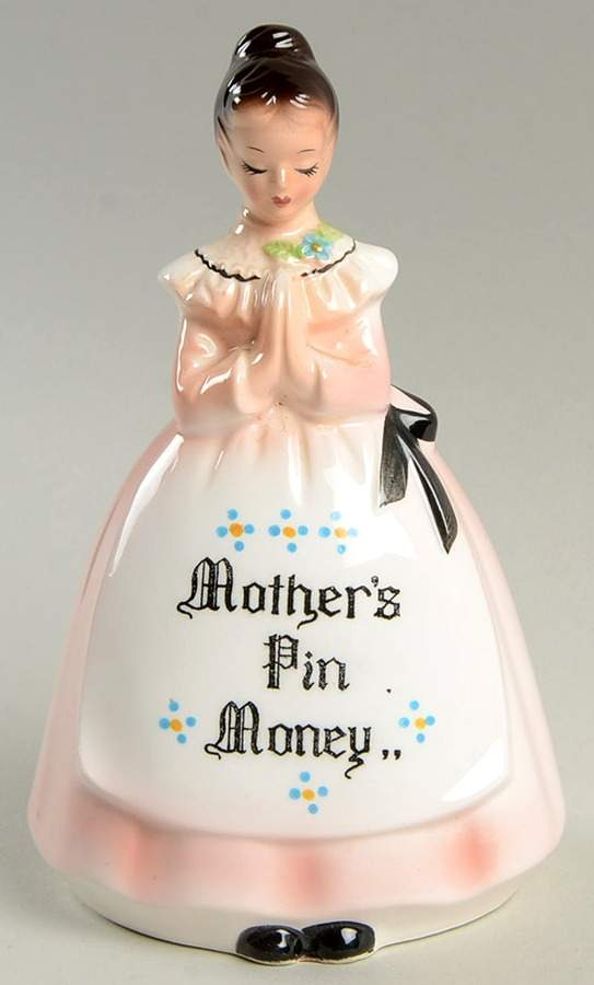 Mother In The Kitchen (Pink Skirt) Bank by Enesco-1