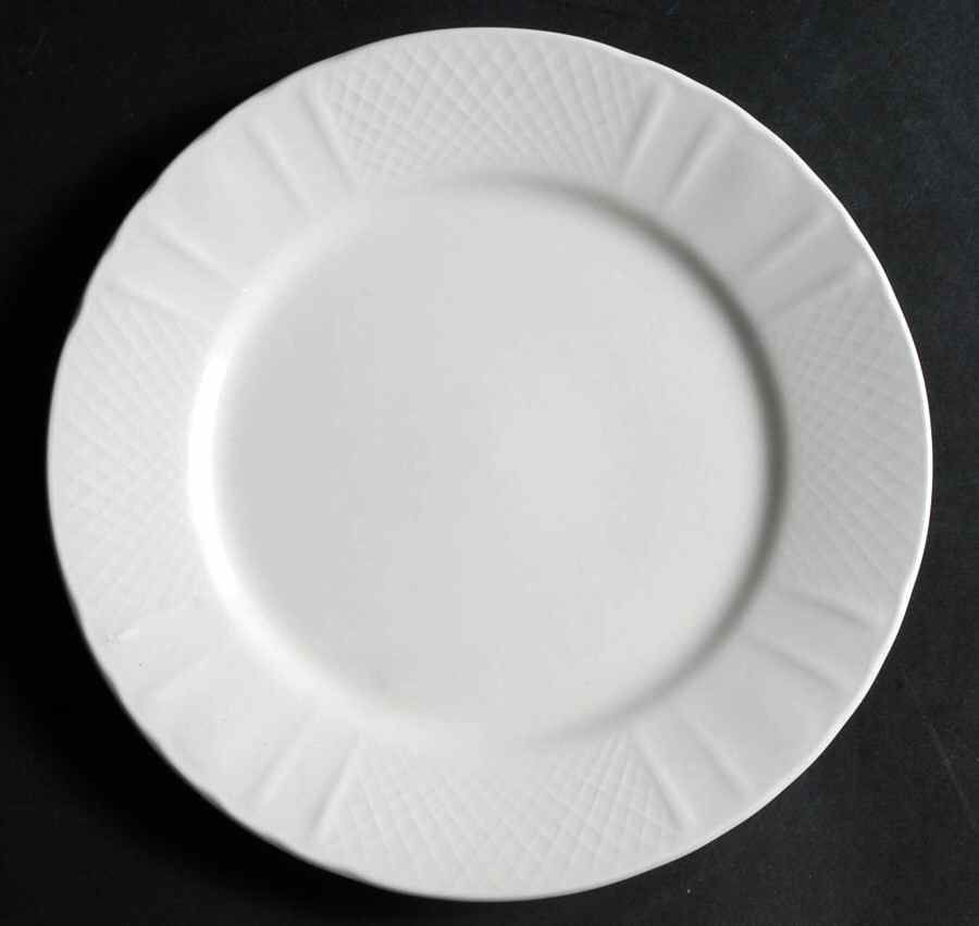 Lattice White Salad Plate by Excel-1