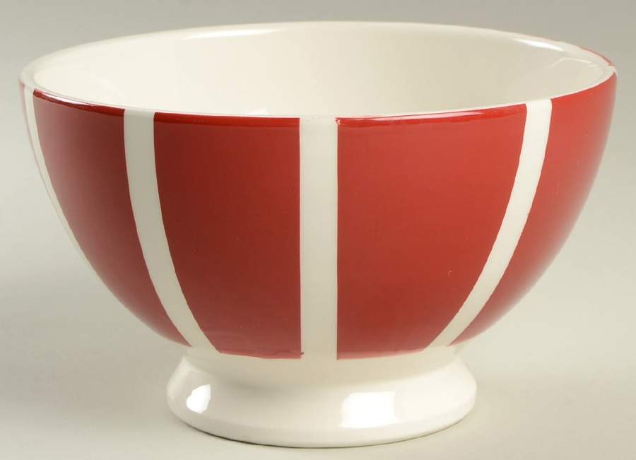Plaid Polka Dot Red 7" Mixing Bowl by Euro Ceramica-1