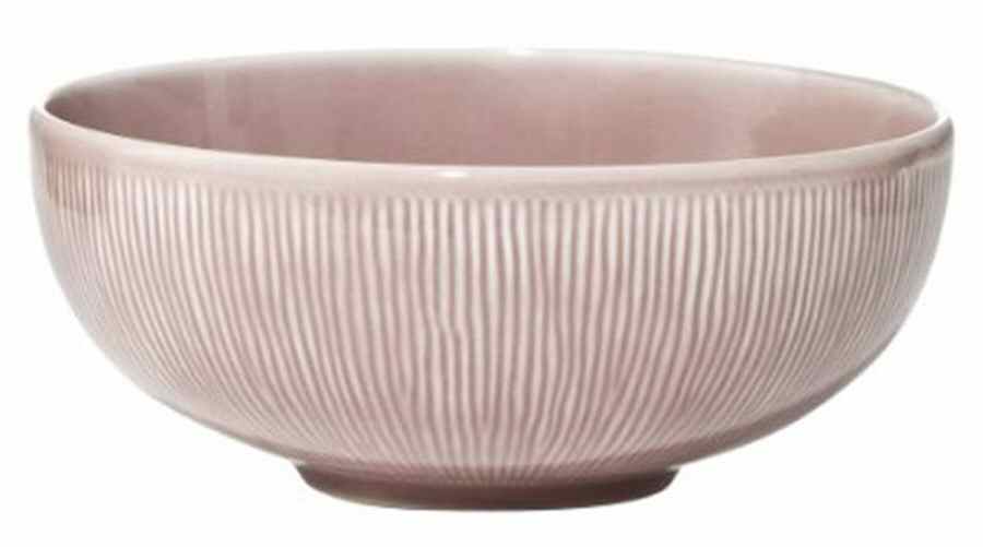 Silk Dusty Rose Soup/Cereal Bowl by Euro Ceramica-1