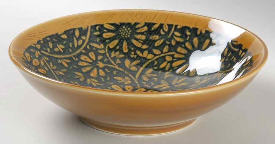 Woodgrain Brown Soup/Cereal Bowl by Euro Ceramica-1