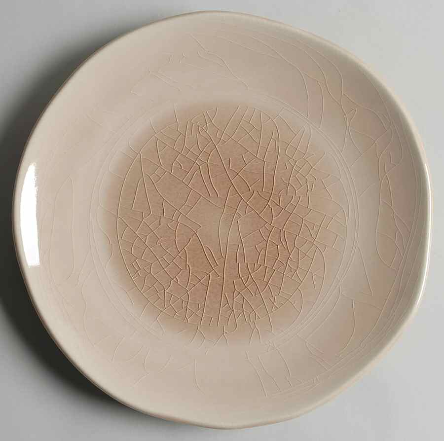 Marron Crackle Dinner Plate by Euro Ceramica-1