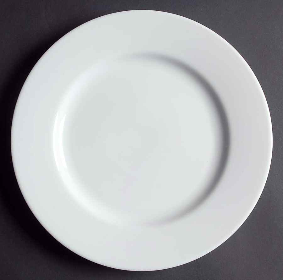 White Glaze Dinner Plate by Euro Ceramica-1