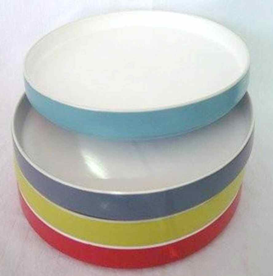 Stackables Lime Green Dinner Plate by Euro Ceramica-1