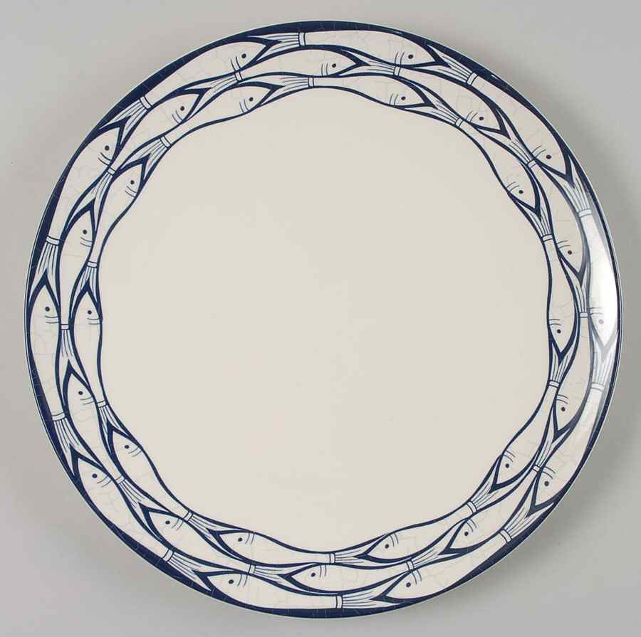 Sardine Run Dinner Plate by Jersey Pottery-1