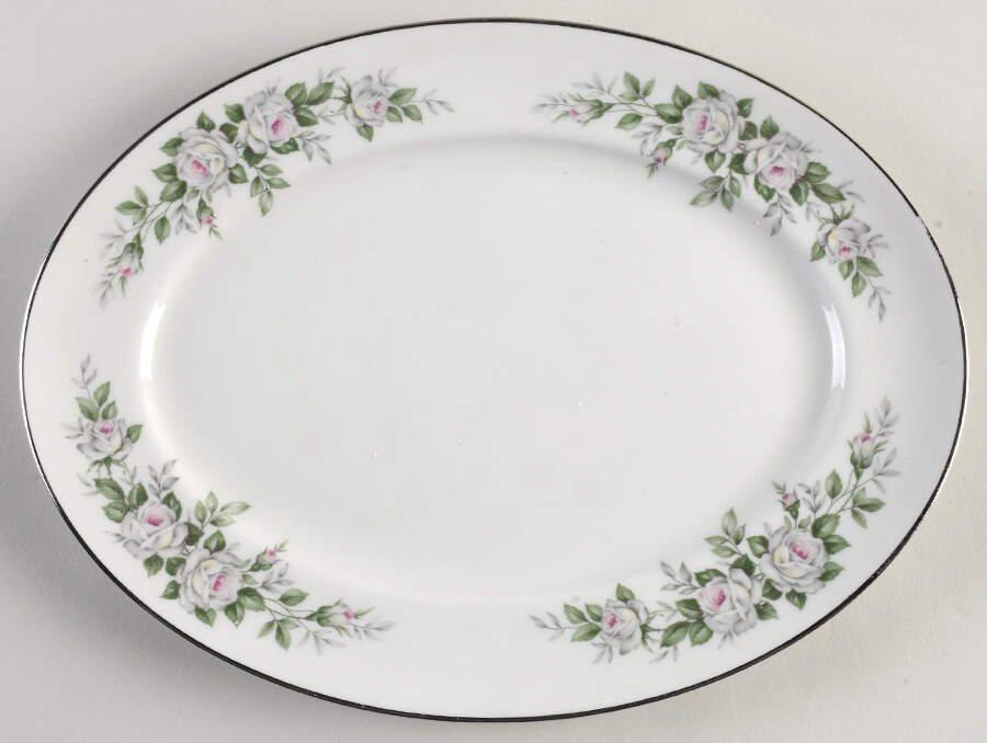 EMB90 11" Oval Serving Platter by Embassy (American)-1